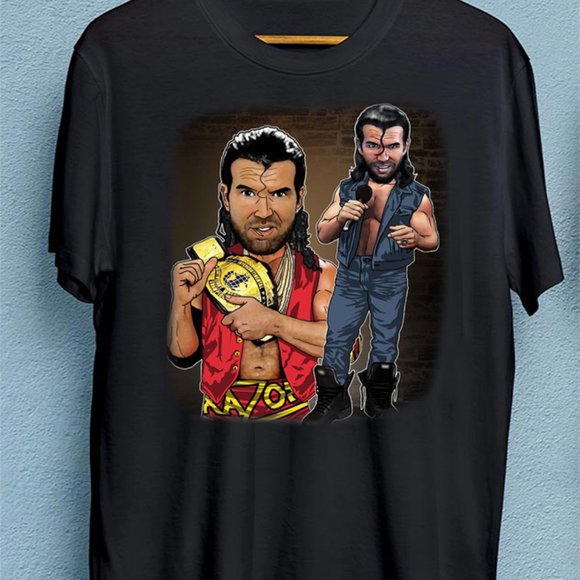 Razor Ramon Shirt Scott Hall Tee56 - Razor Ramon - Picture 1 of 1